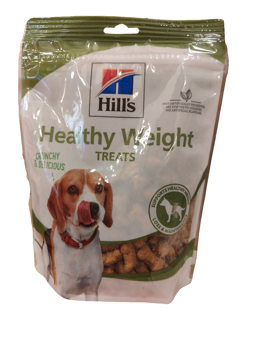 Hill's Healthy Weight Treats - gidbidder der støtte et sundt vægttab og vedligeholdelse af kropsvægt.