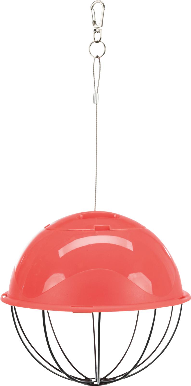 Hø- og Foderbold til gnavere, med låg Ø16cm
