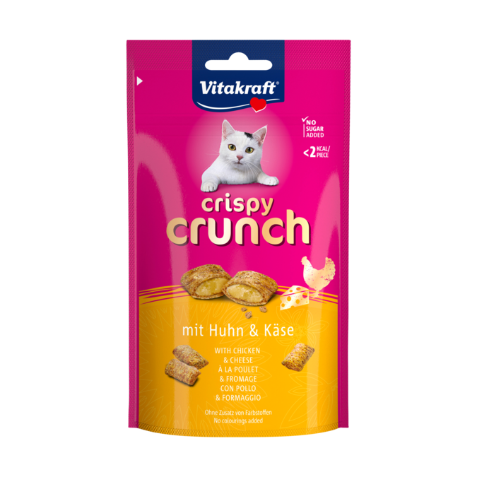 Kattegodbid med kylling & ost, Crispy Crunch