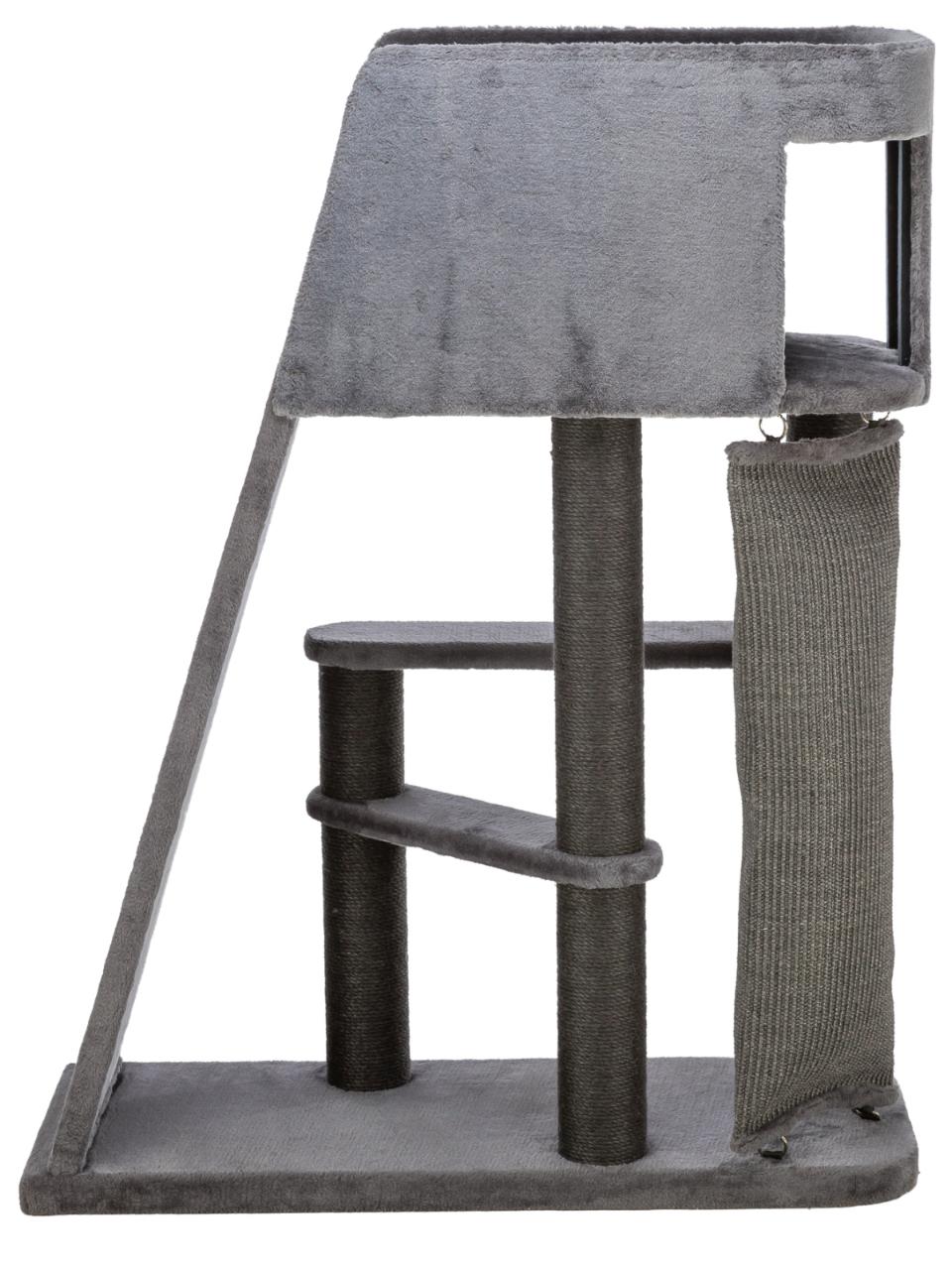 Kradsetårn Active højde 122 cm, med klatrerampe