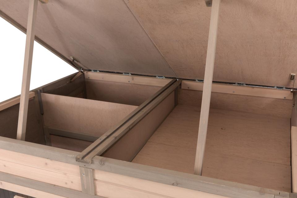 Udendørs Dobbelt isoleret kaninbur XL- B:120 x H:98 x L94 cm - Leveret gratis lige til døren (Copy)
