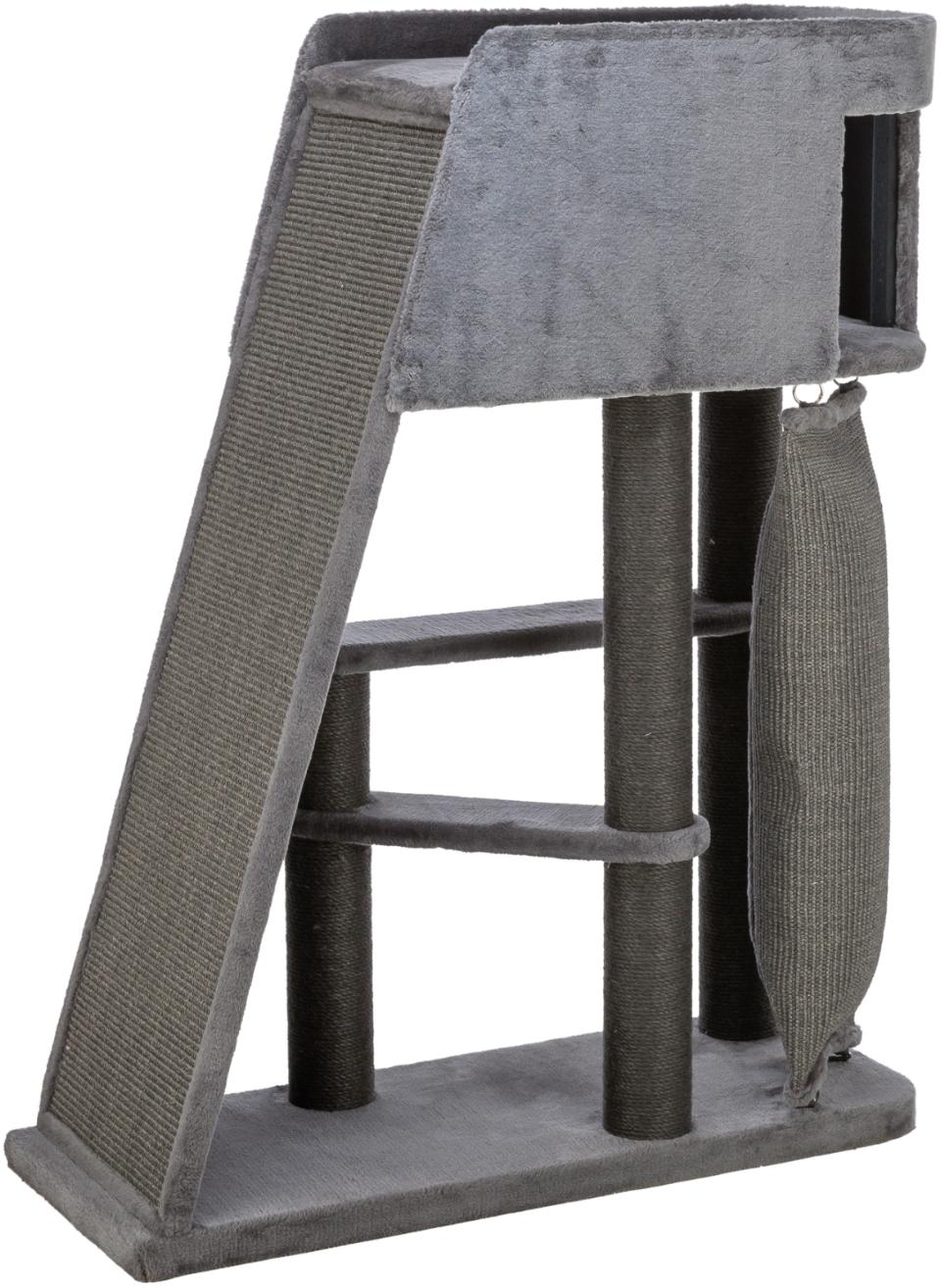 Kradsetårn Active højde 122 cm, med klatrerampe