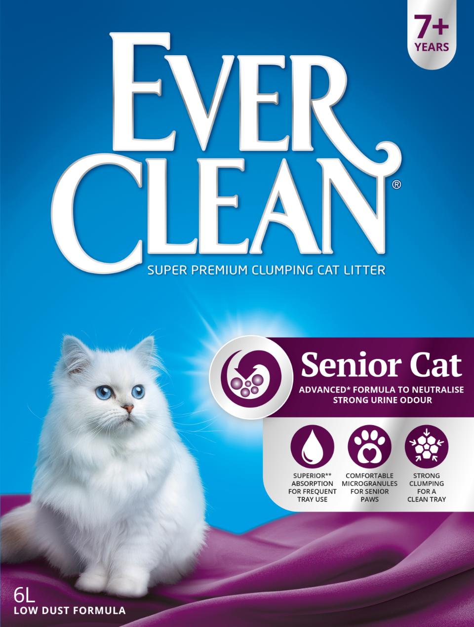 Kattegrus, Ever Clean 6 liter (lille)- klik på at vælge flere varianter