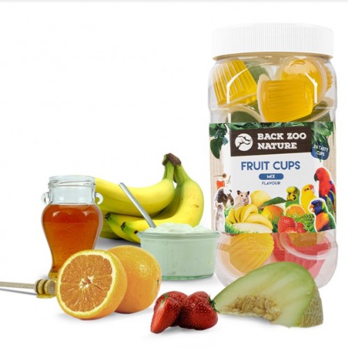 Fruitcup Mix til Foraging holdere fra Back Zoo Nature