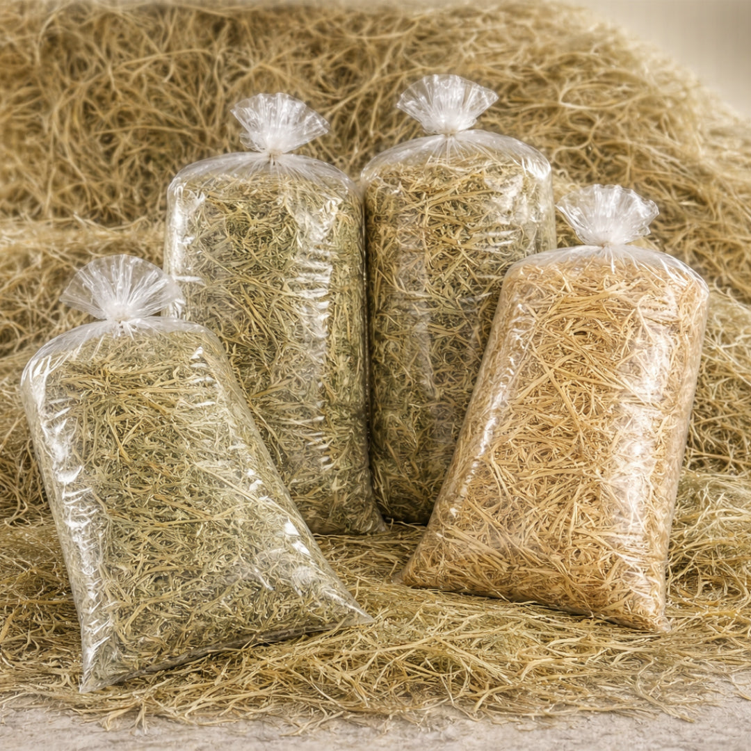 2 kg Naturlig Halm – Til Kaniner, Gnavere og Høns
