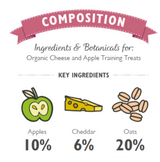 Lily's Kitchen Økologiske ost- og æbletræningsgodbidder | 80 g