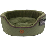 Hundeseng "Nordic Paws" Jagt Grøn, rund