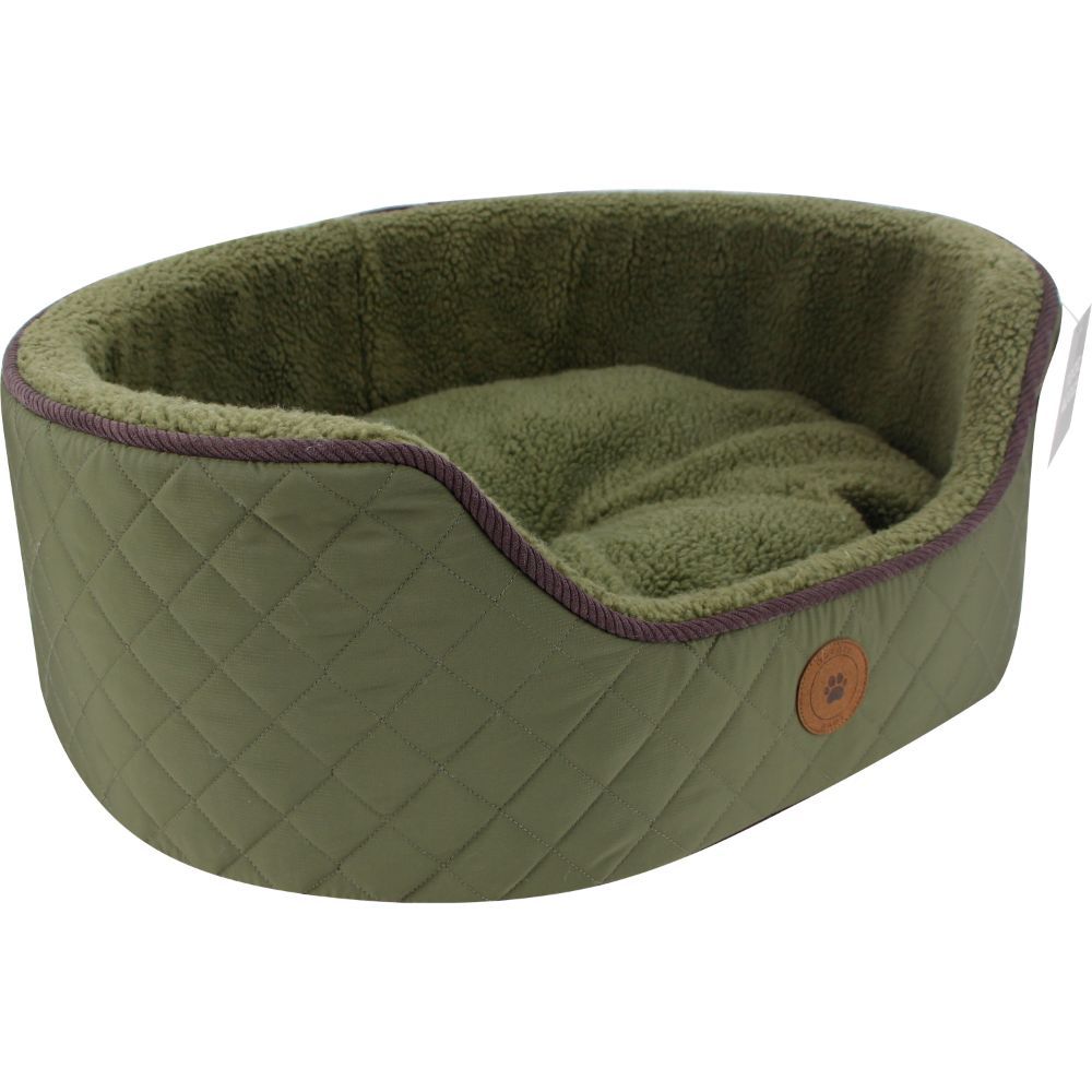 Hundeseng "Nordic Paws" Jagt Grøn, rund