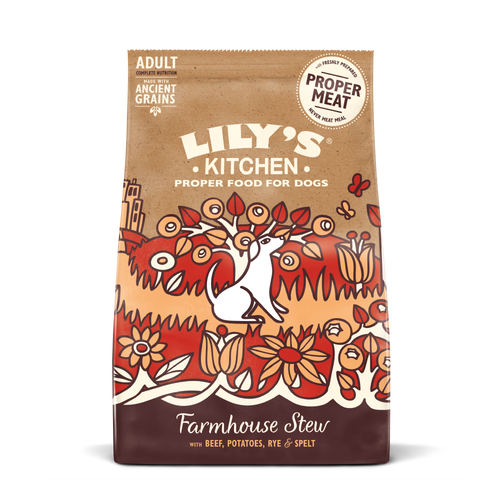 Tørfoder fra Lily's Kitchen Ancient Grains Beef Dry Food