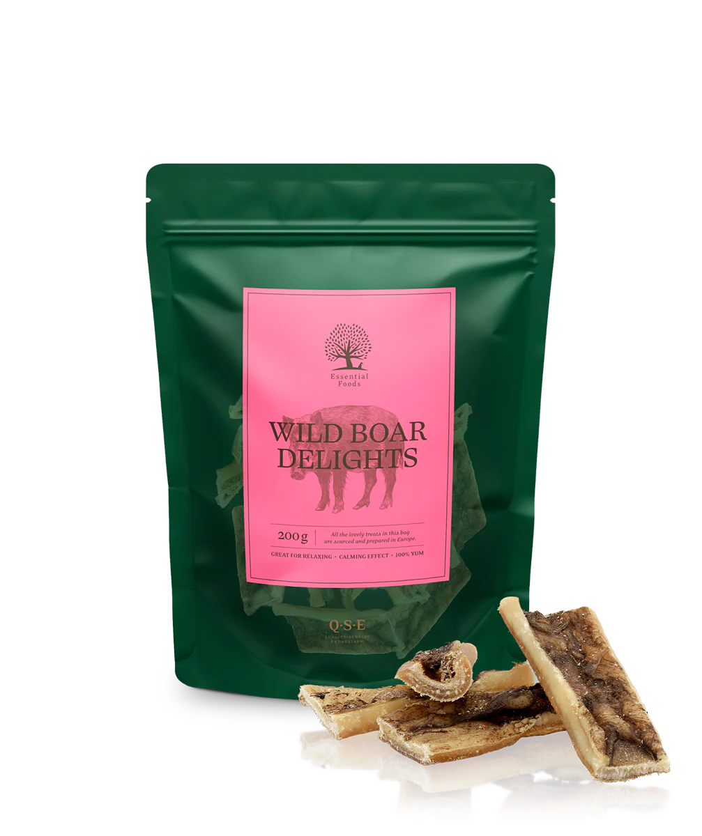 ESSENTIAL Wild Boar Delights (vildsvinehud) - god tygge godbid