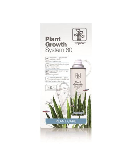 Tropica's Plant Growth CO2, minimer algevækst system 60 for optimal vækst.