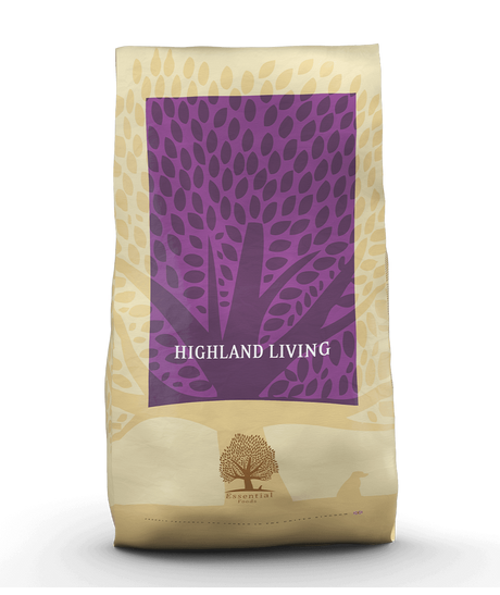 12kg Essential Highland Living, kornfrit hundefoder