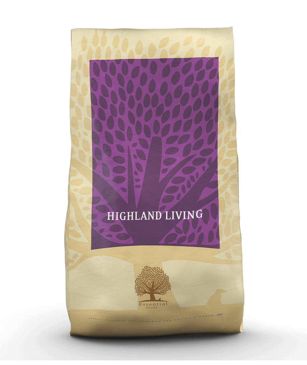 12kg Essential Highland Living, kornfrit hundefoder