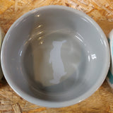 Keramikskål m.motiv til kanin