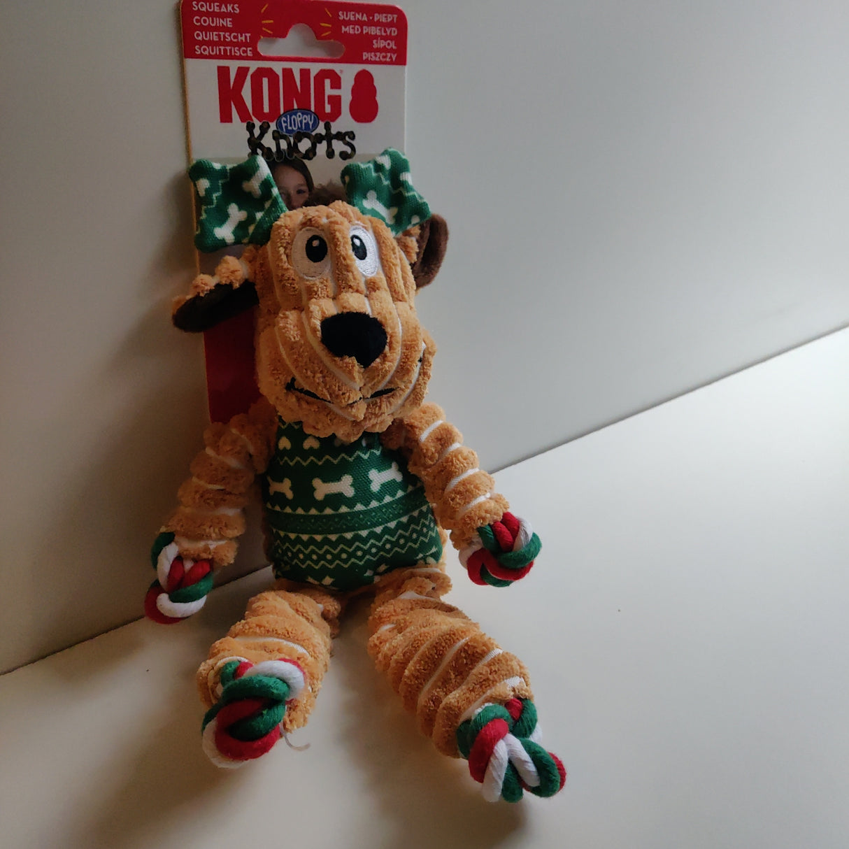 Julebamse fra kong - Holiday Floppy Knots Reindeer