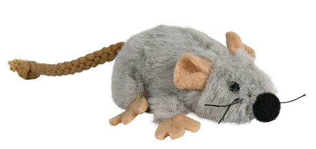 Kattelegetøj - Legetøj - lille grå mus, m/ catnip - Hvor kæledyr ville handle - Foderboxen.dk
