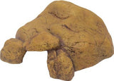 En Exoterra Krybdyrshule eller Grotte-inspireret model af en skildpadde vist på en hvid baggrund.