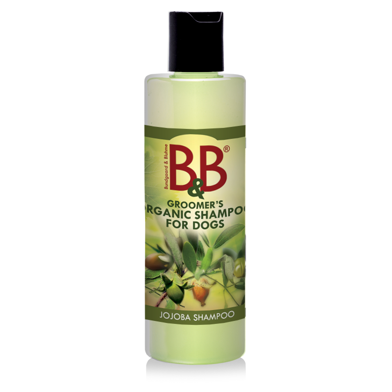 Pelspleje hund og kat - B&B økologisk hundeshampoo med Jojoba - Hvor kæledyr ville handle - Foderboxen.dk