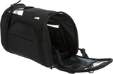 En sort rygsæk med åbent rum, perfekt til Hundetaske "Madison" flere størrelser & farver fra Trixie.