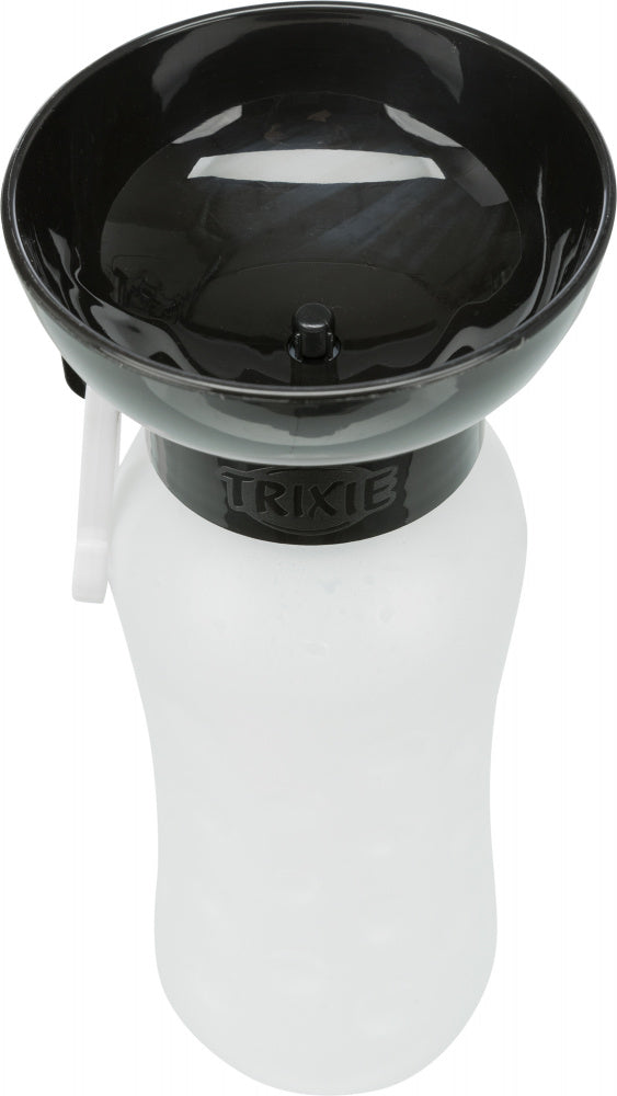 Vandflaske til gåturen, med skål 550 ml, flere farver