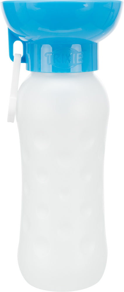 Vandflaske til gåturen, med skål 550 ml, flere farver