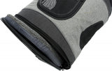 En grå og sort Hundetaske / TIMON Rygsæk- super smart Grå taske! kæledyrsbærepose perfekt til lange ture og gåture, sat mod en ren hvid baggrund. Mærke: Trixie