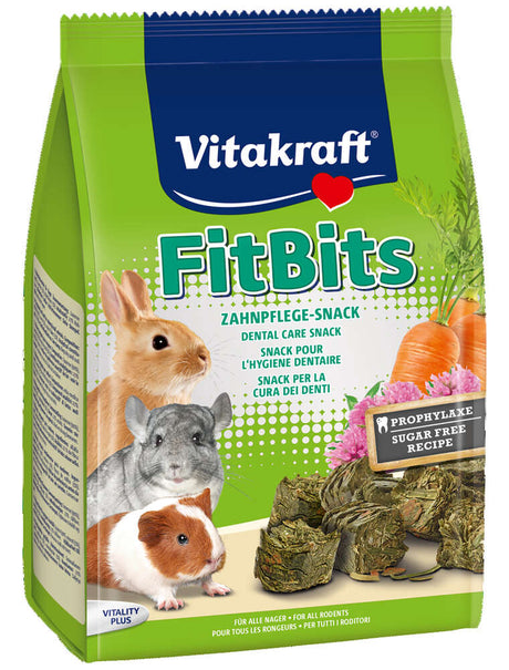 Beskrivelse: Fitbits, til tænderne - godbidder til alle kaniner og gnavere af Vitakraft.