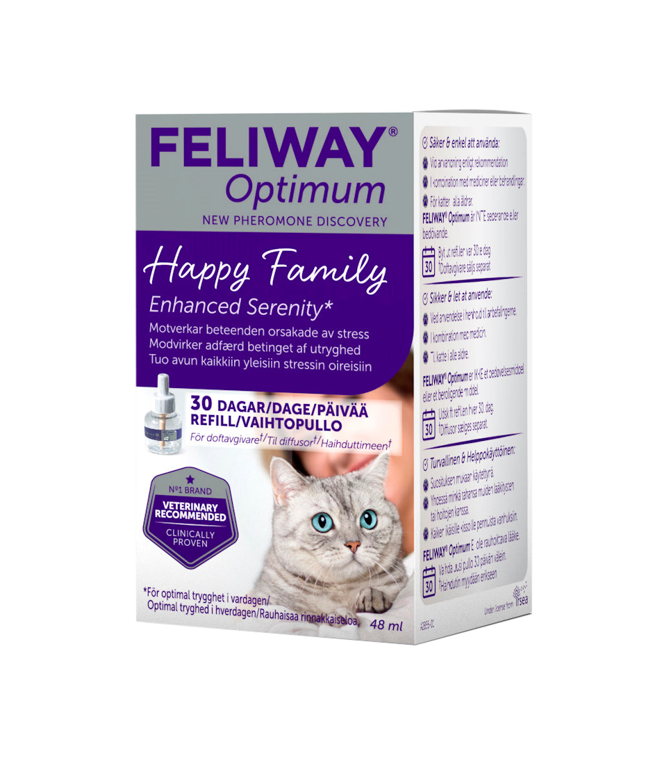 Feliway Optimum diffusor, kan forebygger frygt eller stressrelaterede reaktioner