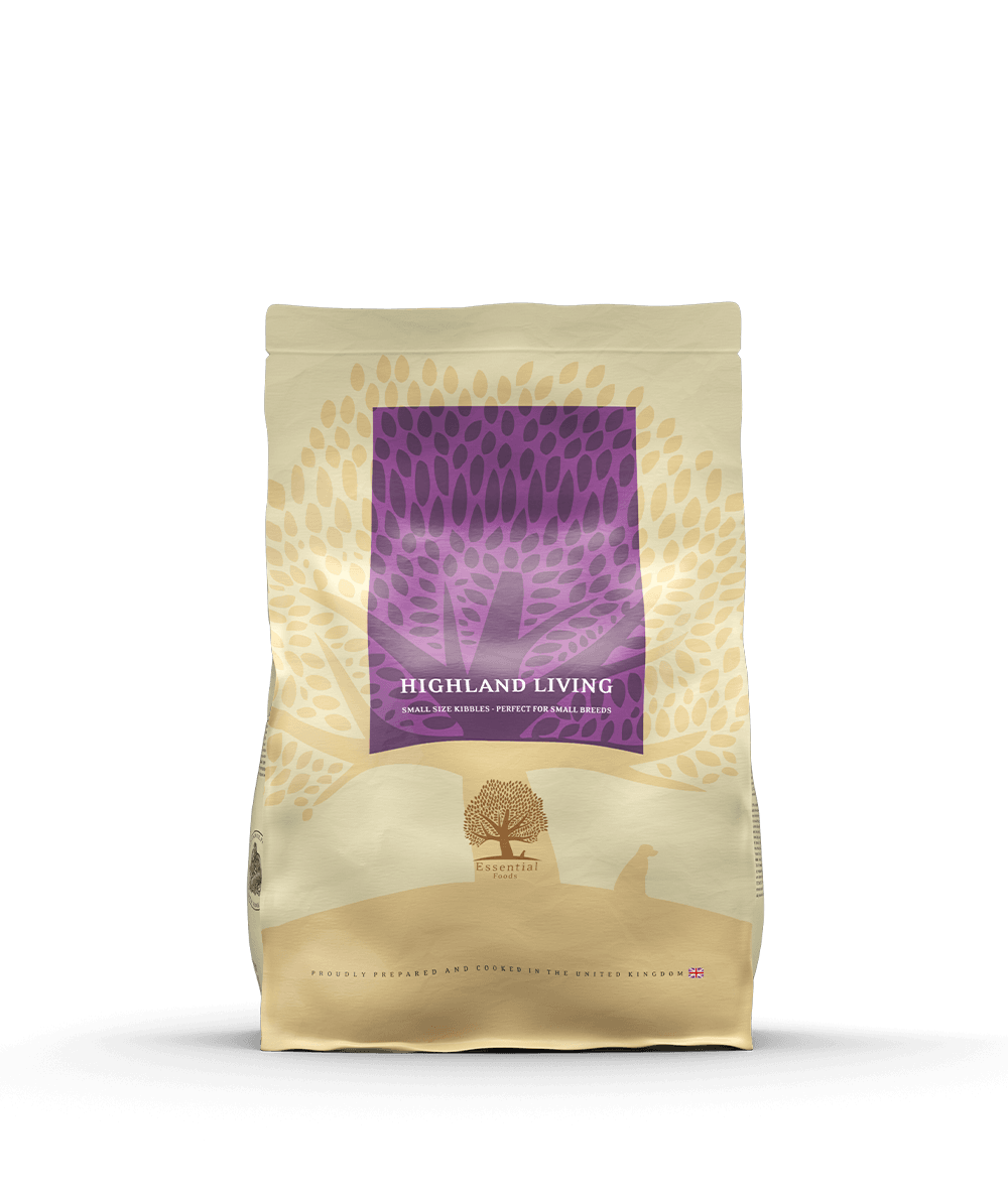 3kg Essential Highland Living, kornfrit hundefoder