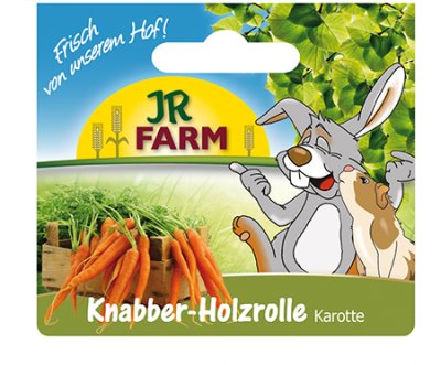 JR Farm træskål med gulerod nibbler.
