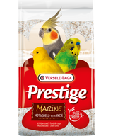 En pose Versele-Laga Fuglesand med anis og østersskaller Prestige magnum.