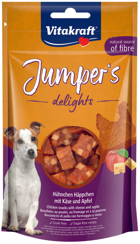 Hundegodbidder, Luksus Nyhed Jumpers Minier & lækkerier fra Vitakraft, også kendt som godbidder på dansk, er en lækker forkælelse til hunde.