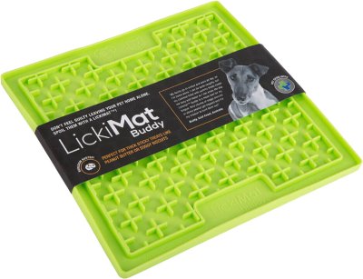Hundeskål med dupper, Lickimat Buddy, til aktivering til hunde og katte