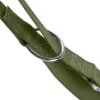 En Hundesnor fra Hunter, Dressurline London - Oliven Grøn strop med metalring, velegnet til brug i Dressurline eller som Hundesnor.