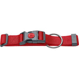 Et rødt Hundehalsbånd fra Hunter krave med metalspænde.