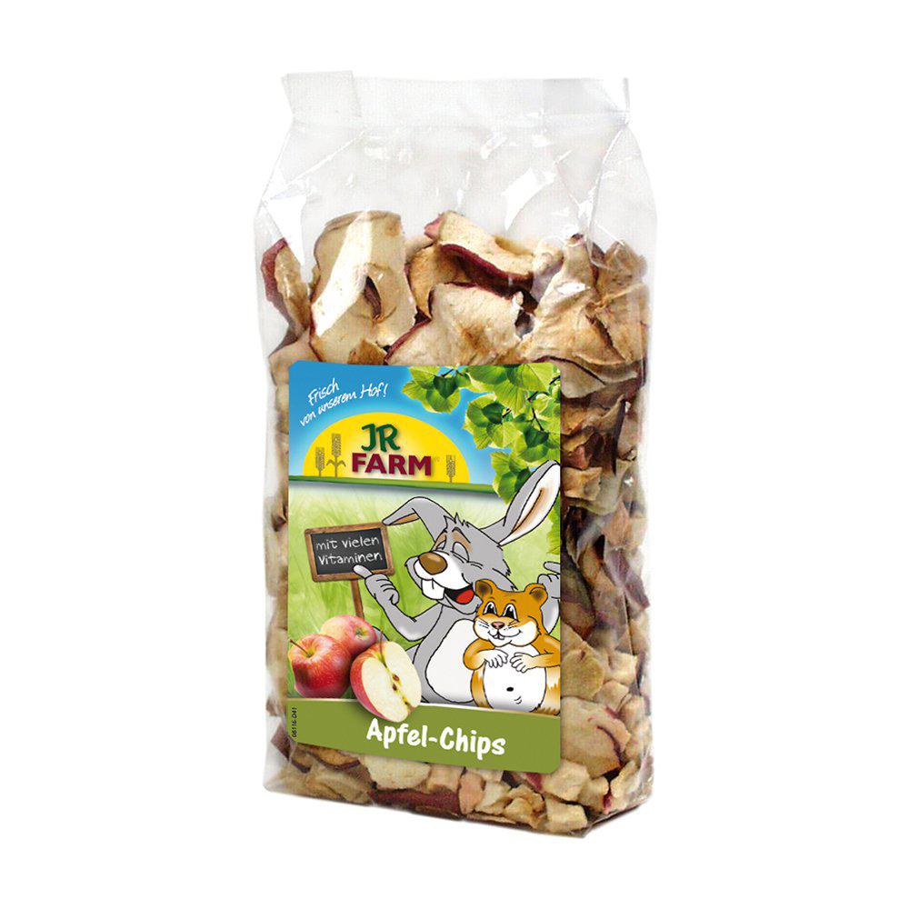 Gnaversnacks fra JR farm Æble chips 200g