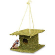 Et Fuglehus, fra JR Farm, spiselig med en fugl på toppen, lavet med JR GOURMET HUS for et autentisk præg.
