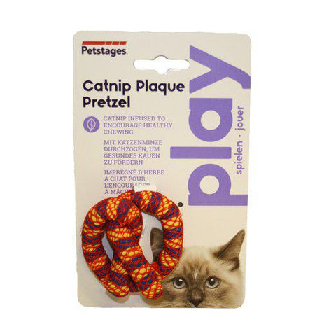 En pakke Kattelegetøj, tandrensende, med catnip (kattetyggetøj) med en kat på fra Imazo.