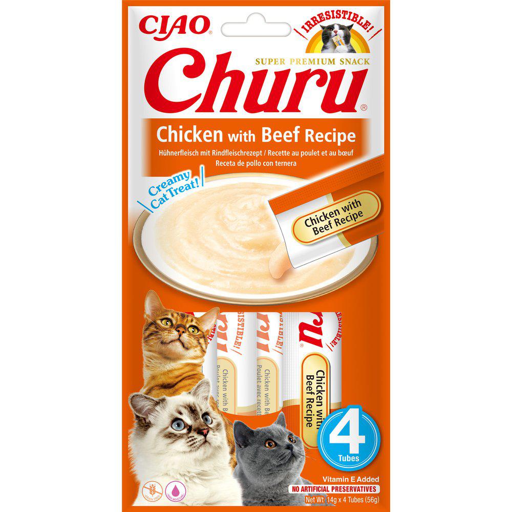 Kattegodbid, Churu Kylling/Okse, flydende katte snack
