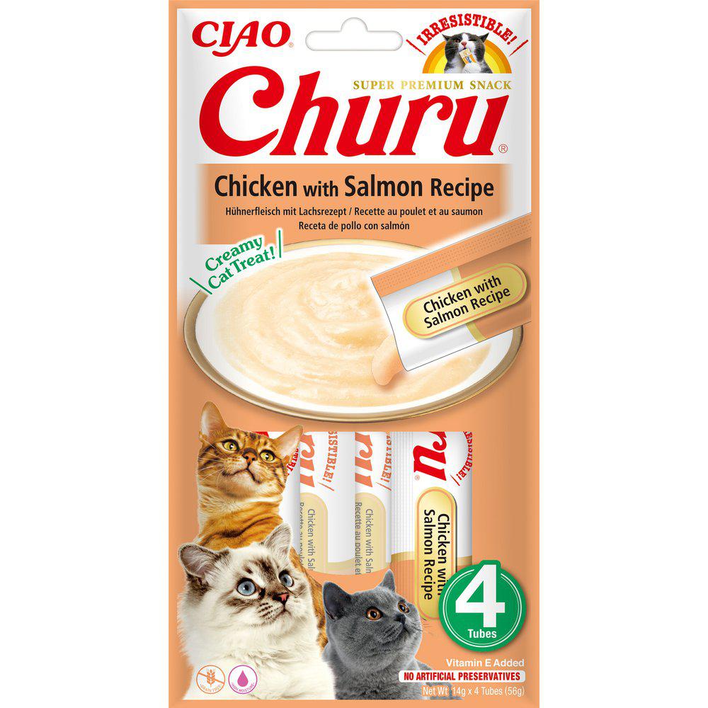 Kattegodbid, Churu Kylling/Laks, flydende katte snack