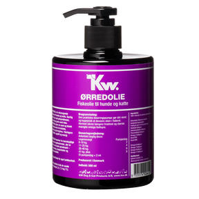 Bæredygtig ørredolie udvundet fra danske regnbueørreder til hunde og katte fra KW