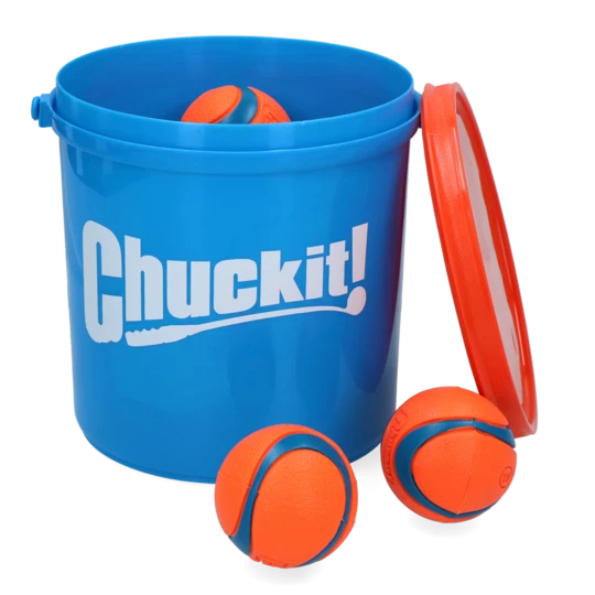 Chuckit Ultra Ball Medium (meget stærk gummi) 8stk i Spand