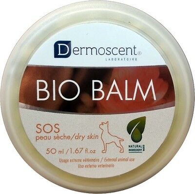 Dermoscent Bio Balm - helende og blødgørende salve - 100% naturlig til hunde. Indeholder naturlige ingredienser til at berolige tør hud hos hunde. Perfekt til at nære og beskytte din lodne vens hud.
