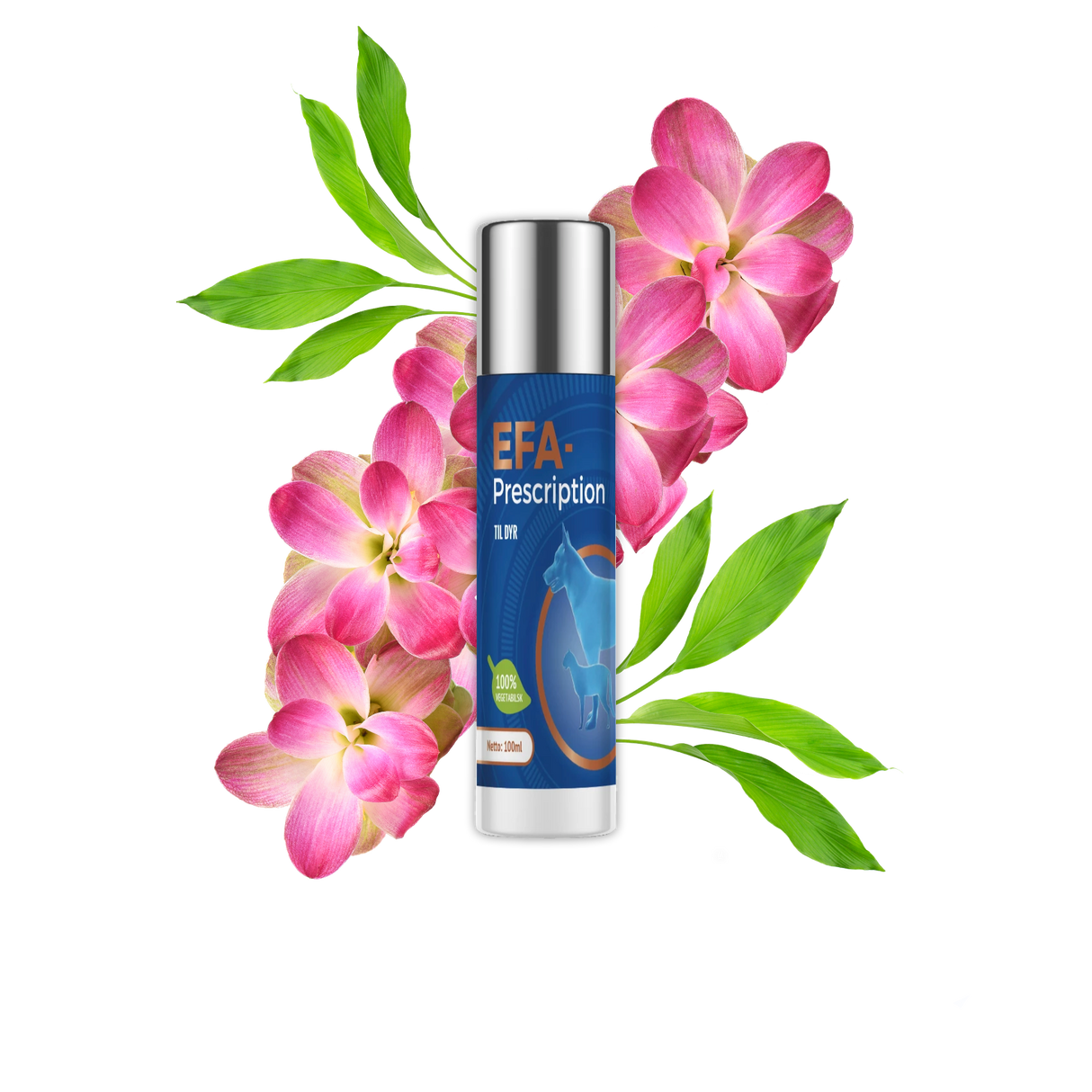 En flaske EFA-Receptpligtig anti-aging serum med tilskudsfoder og essentielle fedtsyrer.