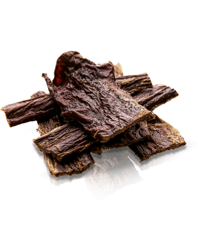 ESSENTIAL BEEF DELIGHTS 10STK - 100% Tørret oksekød, intet andet.