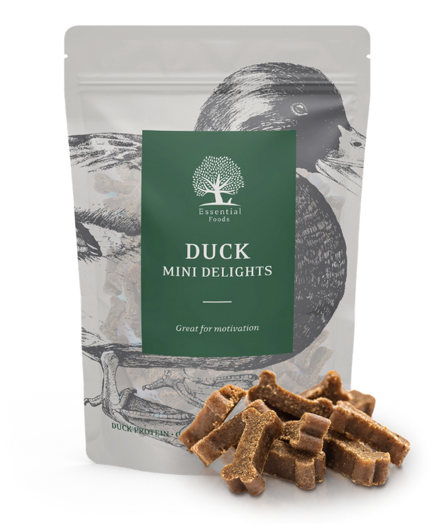 ESSENTIAL Duck mini delights - små bløde kornfri andegodbidder