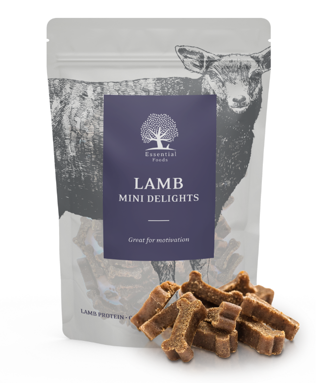 ESSENTIAL Lamb mini delights - små bløde kornfri lammegodbidder 100g