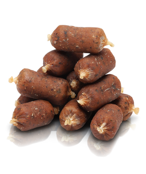 ESSENTIAL finest salmon & parsley small sausages (laks & persille) 20 stk