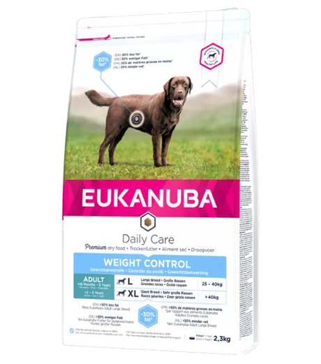 Eukanuba DailyCare Adult Weight Control til store hunde - 12 kg