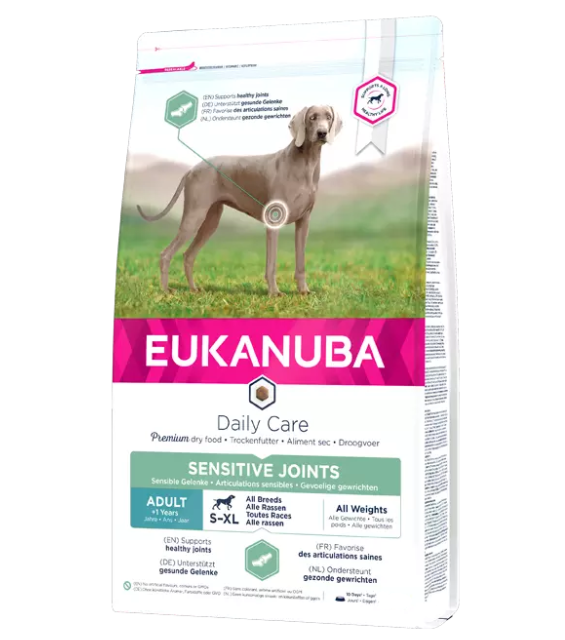 Eukanuba DailyCare Sensitive Joints tørfoder til hunde, som har følsomme led